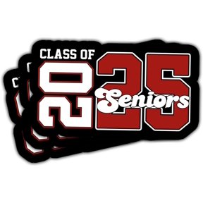 3 Pcs Class of 2025 Stickers, Class of 2025 Decorations, Graduation 2025, 2025 Senior- Stickers for Laptop Water Bottle Phone Car Window Helmet Vinyl Stickers 3 Inches (C3)