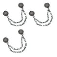 thumbnail image 1 of 3 Pcs Clothing Clips with Chain Flowers Magnets Buckles Adjustable Pins Pants Clips for Woman, 1 of 9