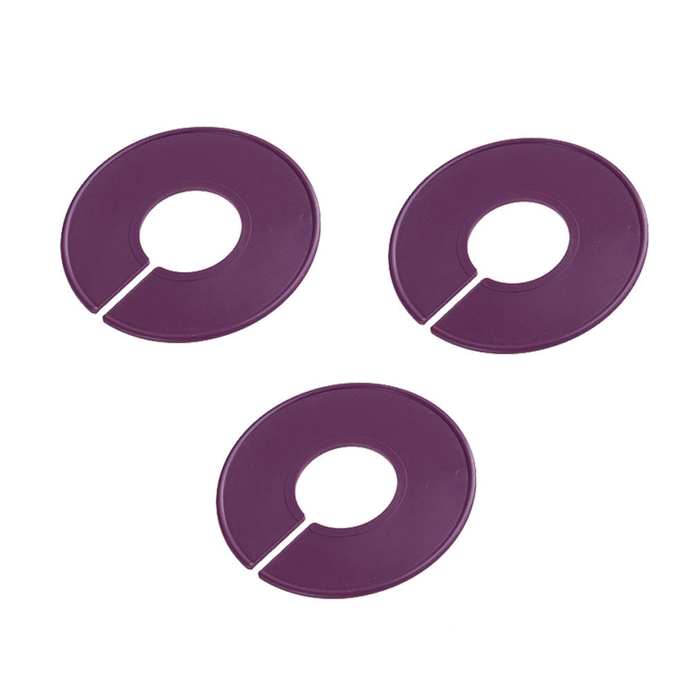 Tineasur clothing organizers Clothes Dividing Rings Purple 3 Pcs ...