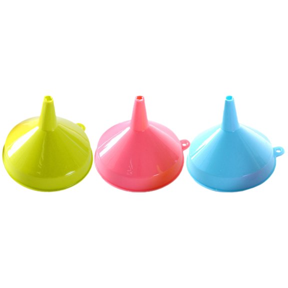 RUNROTOO Households Funnels Assorted Color 3Pcs 10X11.4X11.4In