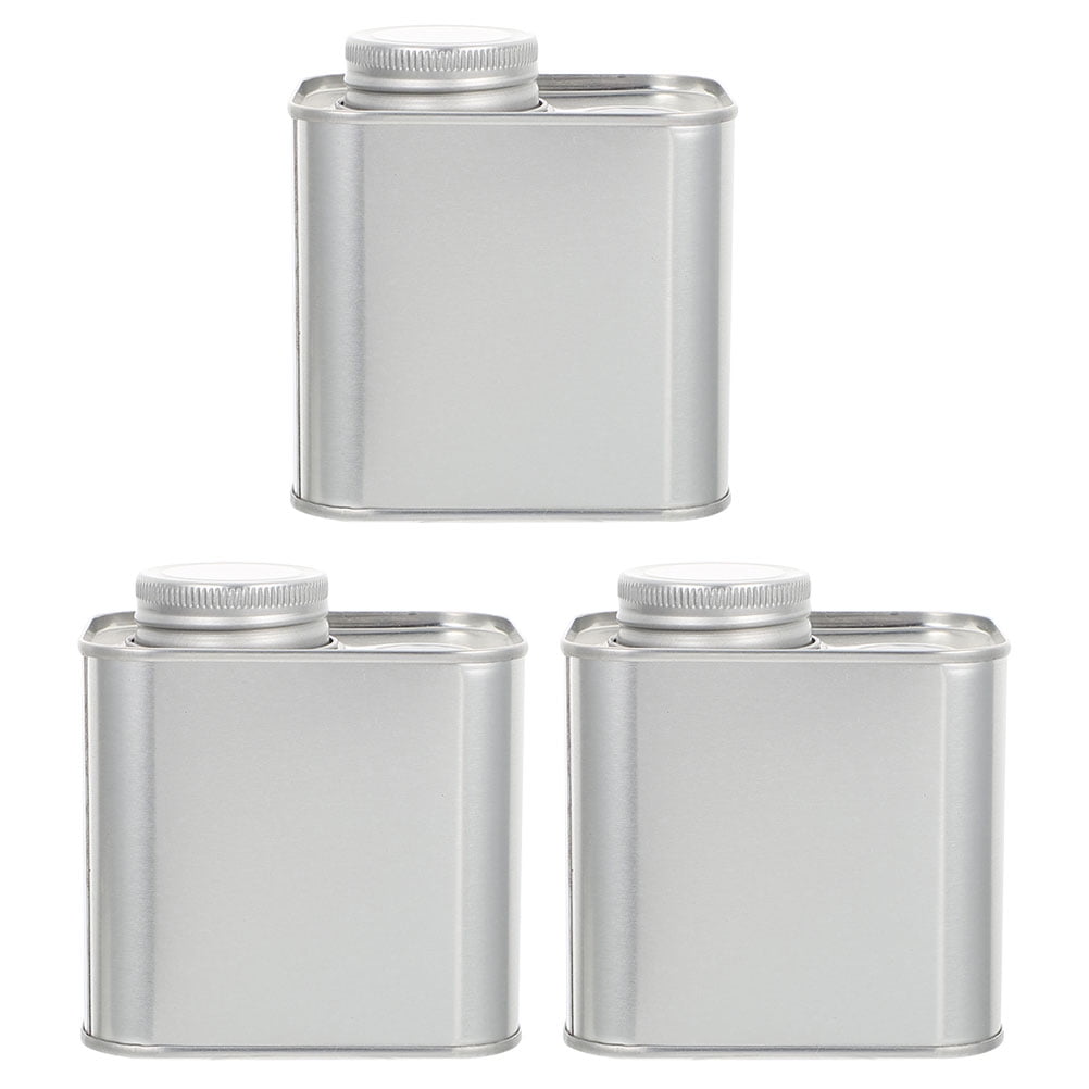 3 Pcs Coffee Bean Powder Tin Can Vacuum Seal Containers Tea Tins Jar Beans Kitchen Canisters