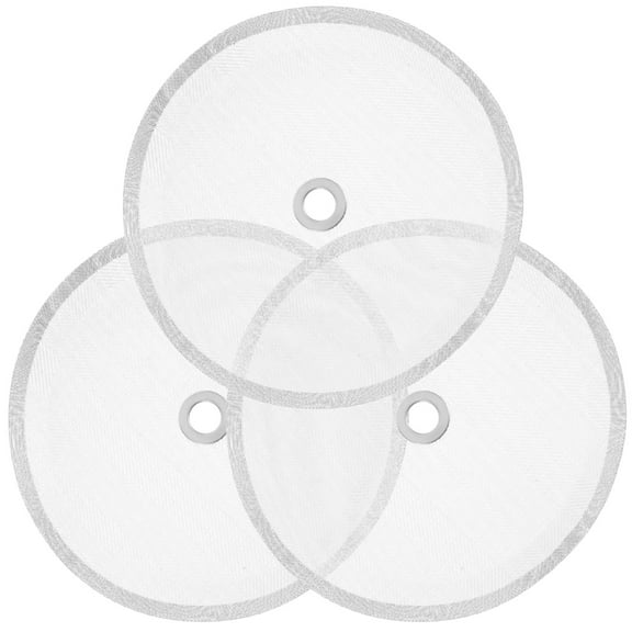 3 Pcs Coffee Filter Basket Filters Metal Stainless Steel Screen 10cm