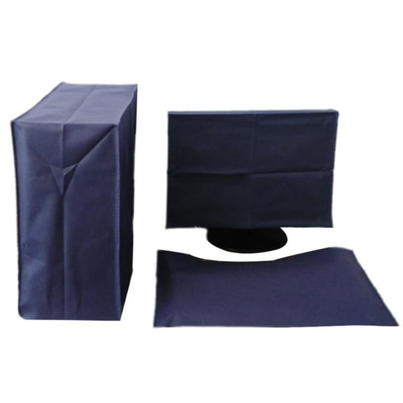 3 Pcs Computer Dust Cover 24/27/29/32/34 Inch Monitor + Keyboard+ Computer Host Computer Covers Dust Pc Proof Case Computer H5N5