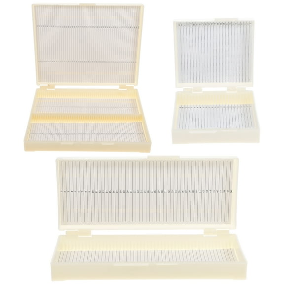 HEATSHAKING Microscope Slide Dispensers White 3Pcs 20.0X17.3In