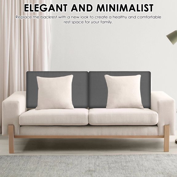 3 Pcs Couch Back Cushion Covers Soft Polyester Backrest Cushion Covers Washable Sofa Cushion Covers Universal Sofa Backrest Cushion Covers for Home Bedroom Living Room