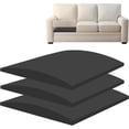 thumbnail image 1 of 3 Pcs Couch Cushion Support for Sagging Seat 20 * 20 inches Curved high-Density Foam Supporter Board for Furniture Seats Under Cushions Sag Repair (Black), 1 of 13