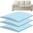 thumbnail image 1 of 3 Pcs Couch Cushion Support for Sagging Seat 20 * 20 inches Curved high-Density Foam Supporter Board for Furniture Seats Under Cushions Sag Repair (Blue), 1 of 7