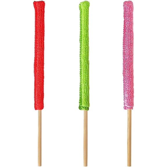 3 Pcs Crevice Cleaning Tool Detail Duster Small Dusters Microfiber Detail Duster Sticks for Cleaning Crevice Cleaning Tool for Fan Blade Vent Home Car The Smallest Spaces