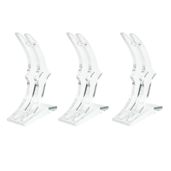 3pcs Acrylic Rose Stand Gold Rose Holder for 24K Gold Rose Support Base