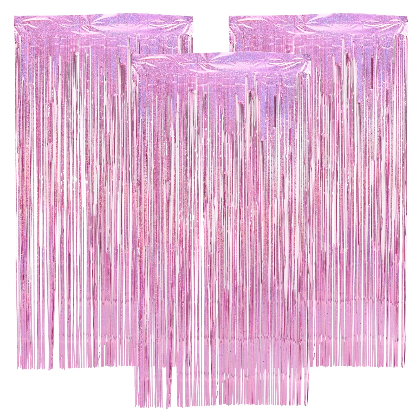 3 Pcs Curtain Tassel Ornaments Fringe Backdrop Tinsel Streamer Decorations for Door Baby Shower Party