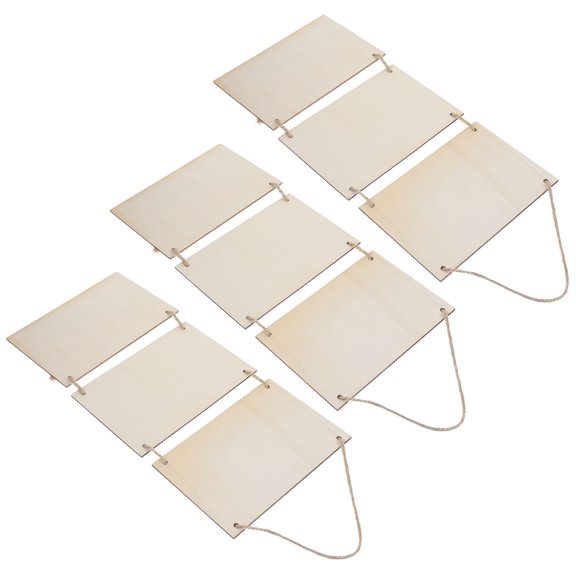 3 Pcs Decor Drawing Board Home Material Bar Decoration
