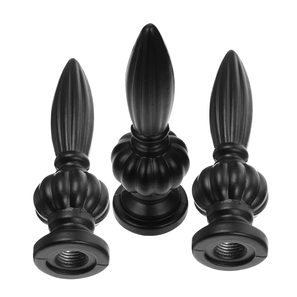 3 Pcs Decorative Head Tabletop Lamp Table Lamp Finial Decorative Desk