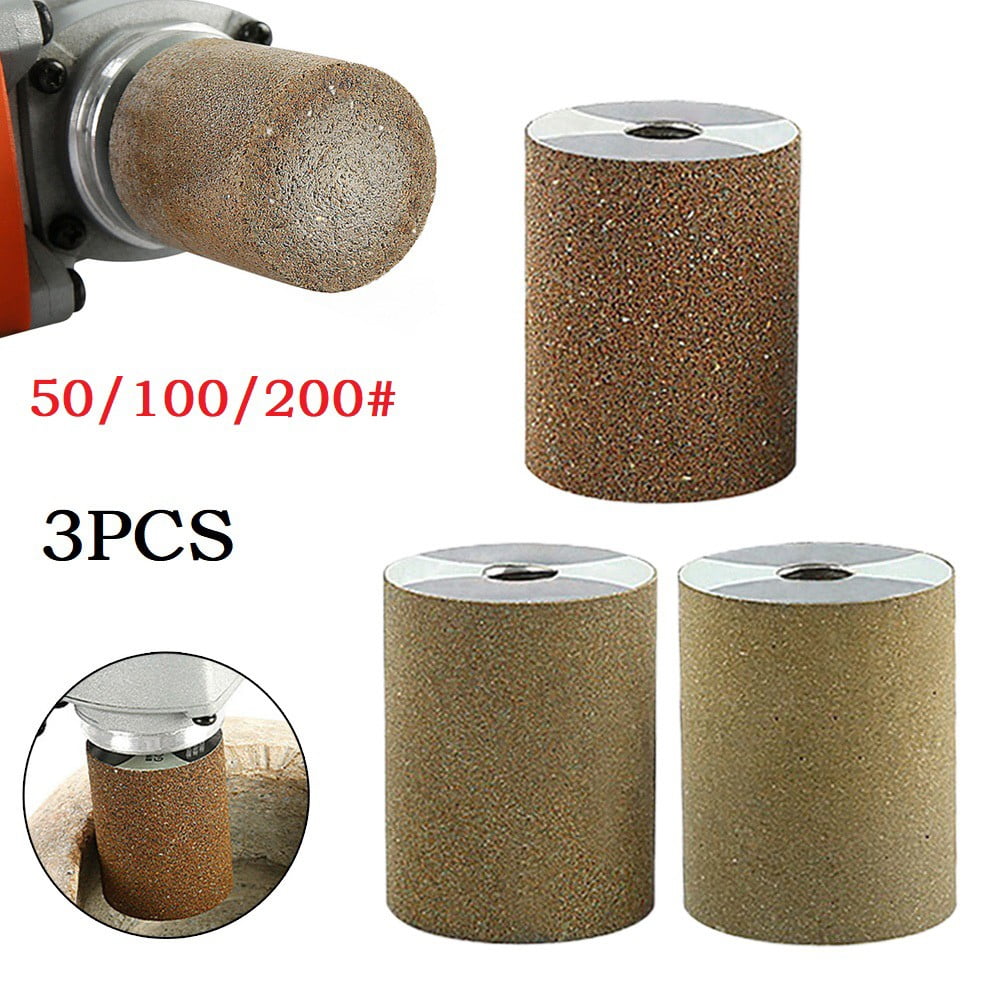 3 Pcs Diamond Cylindrical Grinding Head Wheel Abrasive Tool for Angle