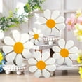 thumbnail image 1 of 3 Pcs Different sizes Daisy Decor Creative Daisy Decorations for Home Desktop Table 3D Wooden Yellow and White Daisies Handicrafts Small Flowers Home Ornaments (1 Set), 1 of 9