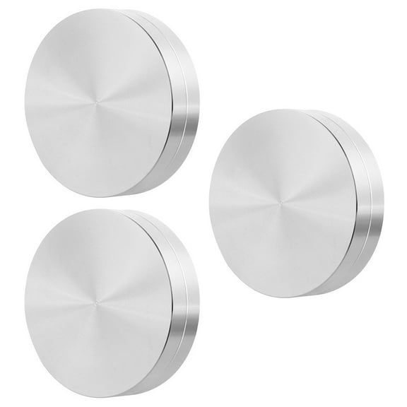 3 Pcs Dining Table Aluminum Turntable Rotating Cake Stand Baby