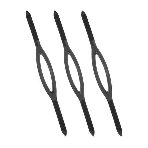 HEMOTON 3Pcs Swimming Goggles Silicone Strap for Eyewear Replacement Accessories Black Color Fits Well
