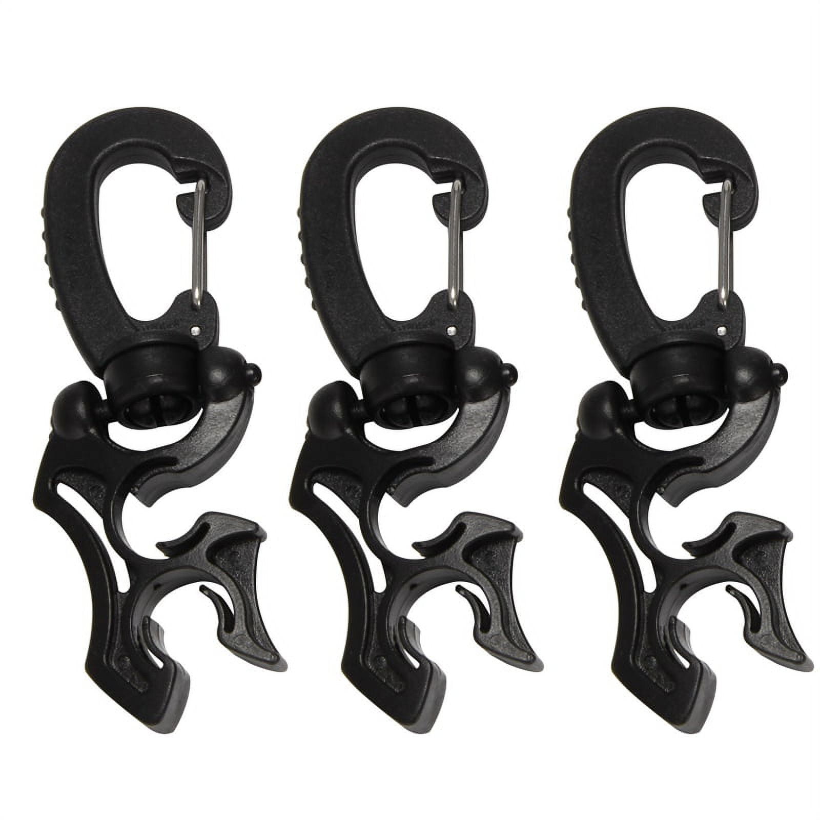 3 Pcs Diving Hose Holder Clip Scuba Diving Double BCD Hose Clip with