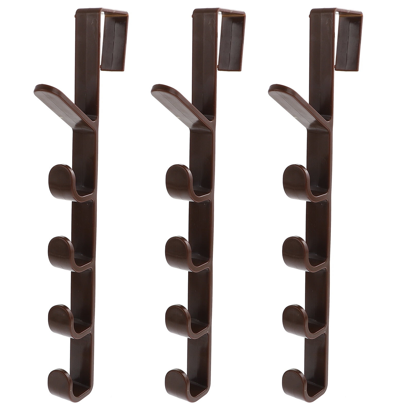 3 Pcs Door Coat Hook Spacesaving Hooks Back Hangers Office