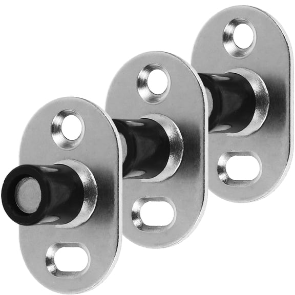 SHINYPASING Adjustable Floor Guide Silver Stainless Steel Alignment Control 3pcs 1.7in