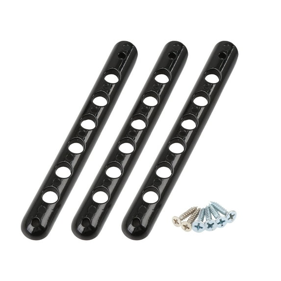 3 Pcs Black Door Handle Insert Strip Trim Covers for 2007-2018 for Jeep Wrangler 2-Door