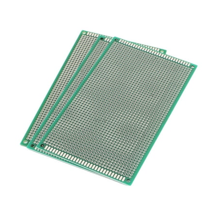 3 Pcs Double Sided Prototype Universal PCB Print Circuit Board 9 x 15CM Green