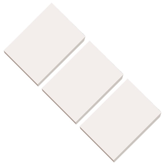 3 Pcs Draft Paper Square Writing Pads Blank Graphing Pad Calculation Pad