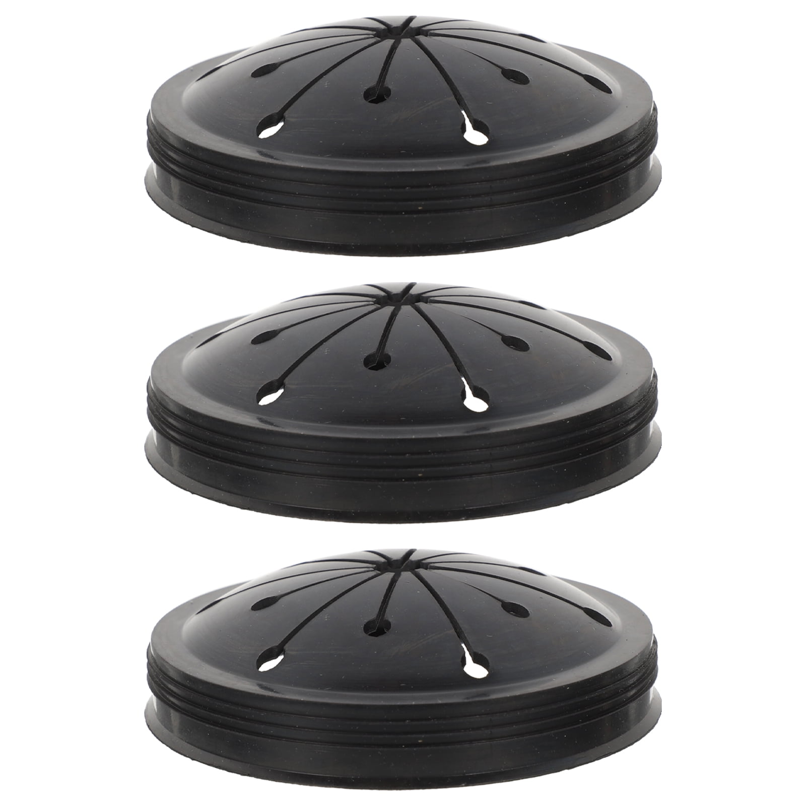 3 Pcs Drain Cover Food Sink Baffle for Garbage Disposer Drain Insert Parts Useful Splashier