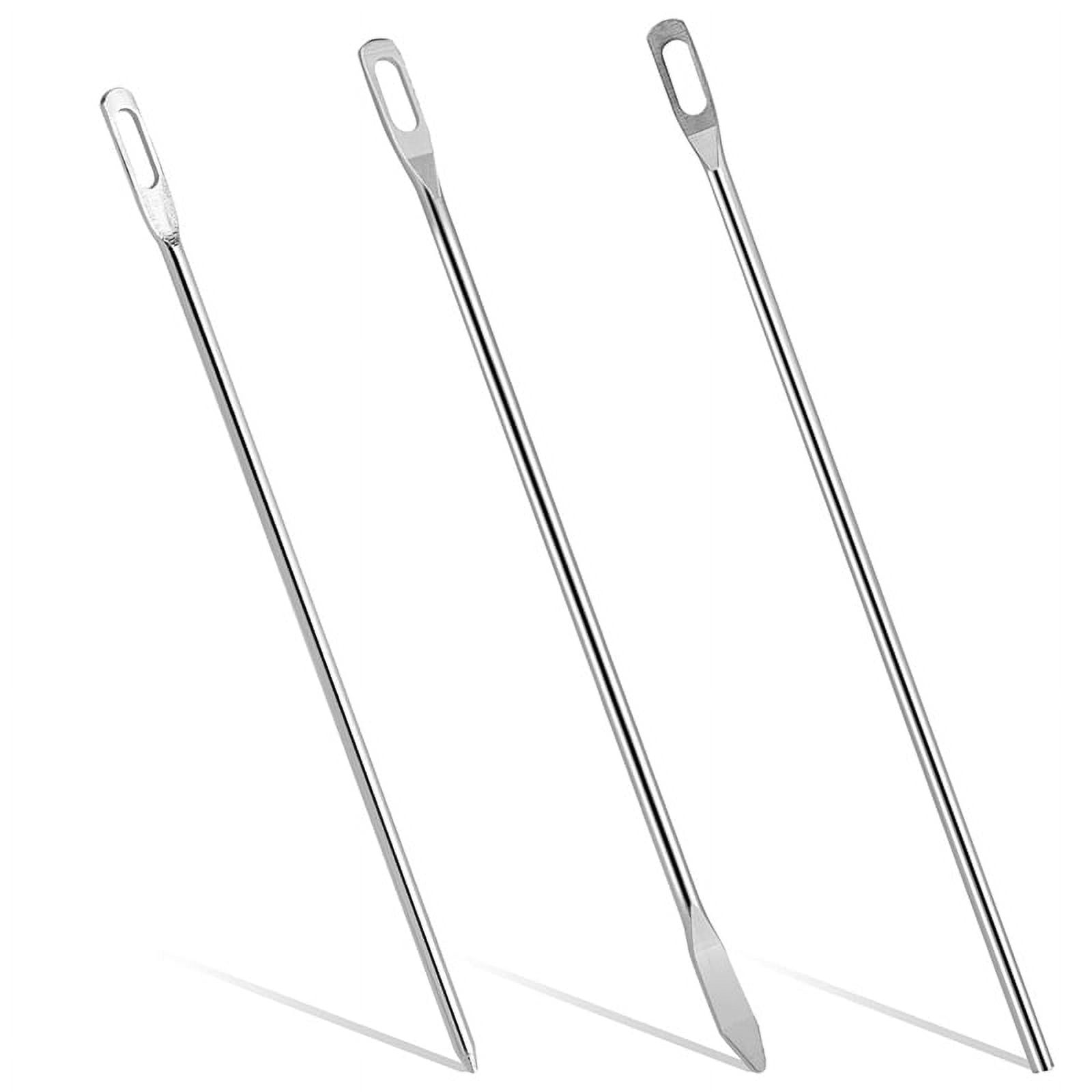 3 Pcs Drawstring Threader Tool Replacement Sewing Needle Metal Quick ...