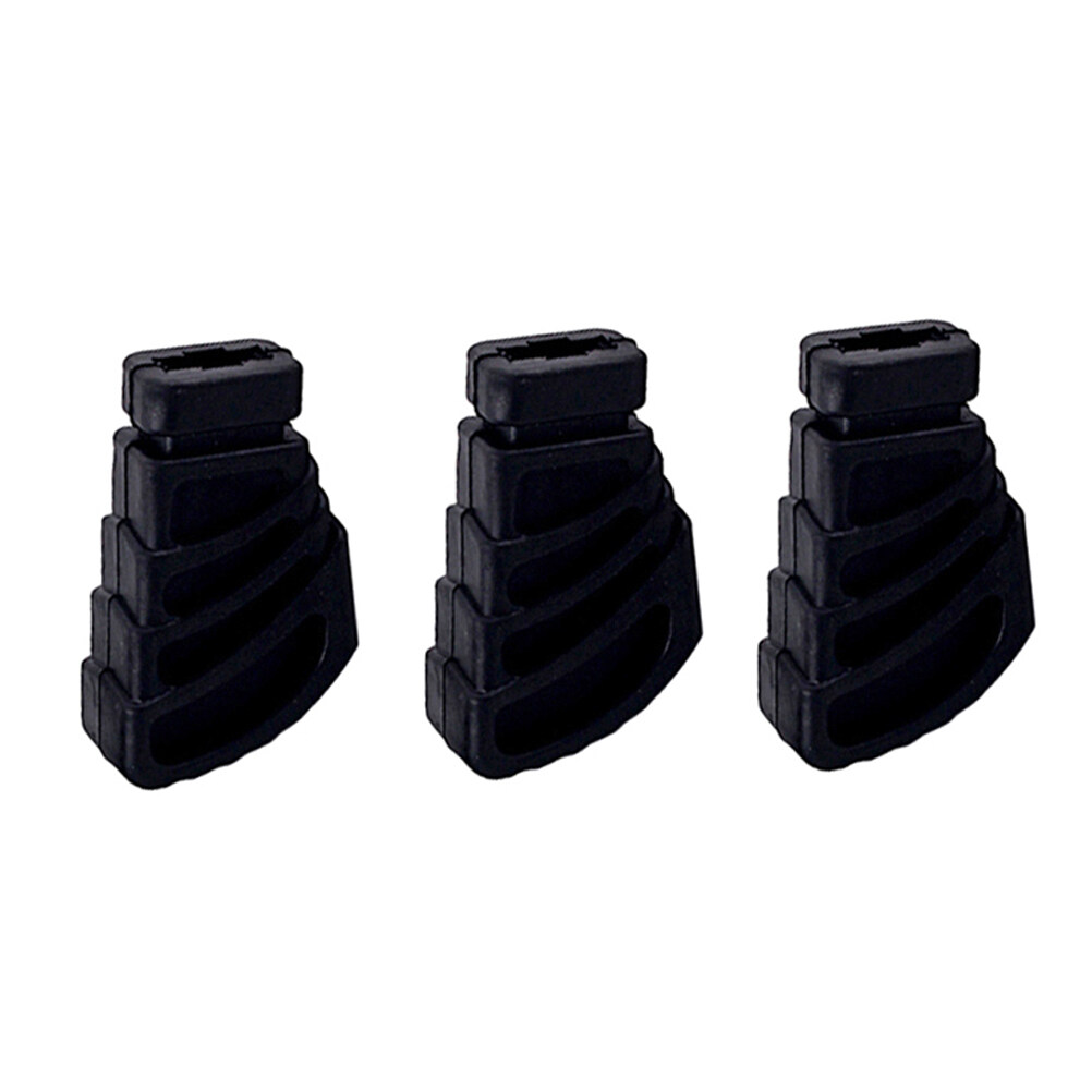 Yanxinjia 3 Pcs Drum Rack Feet for Cymbal Stand Percussion Parts Floor Protector Guitar Rubber