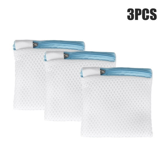 3 Pcs Durable Honeycomb Mesh Laundry Bags for Delicates, 4x4" Laundry Bags Mesh Wash Bag for Intimates Lingerie and Delicates,Durable Laundry Room Essentials for College, Dorm, Travel,3 Pcs,4x4"