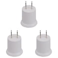 thumbnail image 1 of 3 Pcs E26 Conversion Socket Light Bulb Outlet Adapter E27 Plug Thread Wall Holder | Yxwen |  E26 Conversion Socket Light Bulb Adapter E27 Plug Thread Wall Holder, 1 of 10