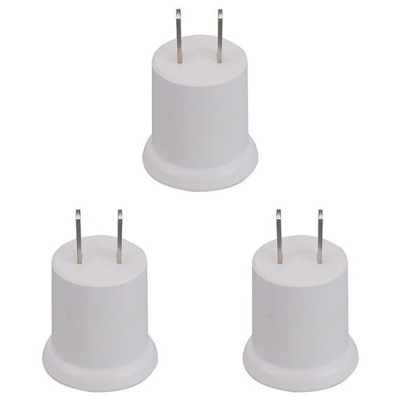 3 Pcs E26 Conversion Socket Light Bulb Outlet Adapter E27 Plug Thread Wall Holder | Yxwen | E26 Conversion Socket Light Bulb Adapter E27 Plug Thread Wall Holder