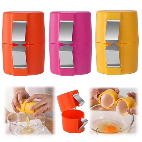 3 Pcs Egg Shell Opener Egg Separator For Raw Eggs Hard Boiled Egg Cracker Eggs Peeler Tool Eggshell Breaker Egg Shell Cutter Kitchen Gadgets
