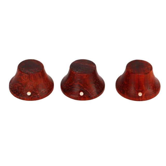 3 Pcs Electric Guitar Knob Eco Friendly Wood Guitar Volume Control Knob