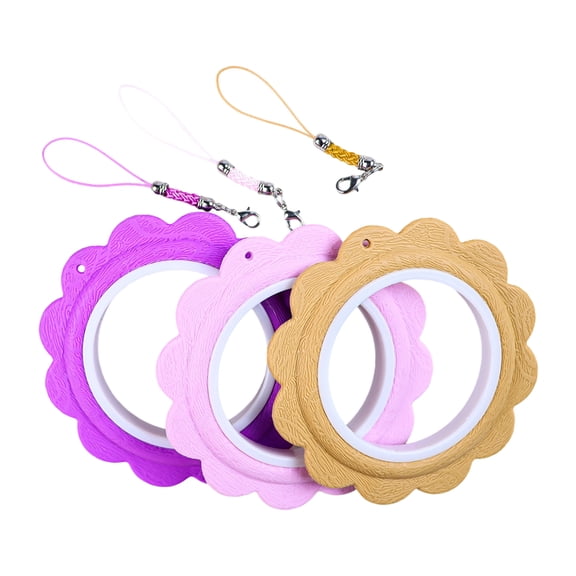 3 Pcs Embroidery Hoop Plastic Embroidery Frame Embroidery Circles Rings Crosses Stitching Hoop for Needleworks Craft
