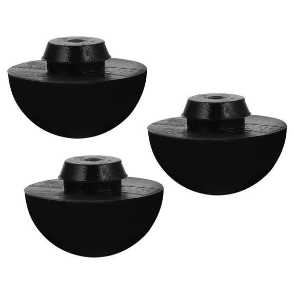 3 Pcs Ethereal Drum Foot Mat Tongue Bottom Supports Pad Non-slip Plug Silica Gel