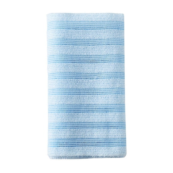 3 Pcs Exfoliating Washcloth Shower Towel - Back and Body Scrubbers for Smooth Skin | Quick-Drying, Durable, and Gentle for Sensitive Skin, 9.8x39.4 Inch, Blue