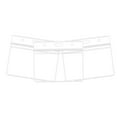 thumbnail image 1 of 3 Pcs Extra Thick Horizontal ID Card Name Tag Badge Holder with Waterproof Type Resealable Zip, 1 of 1