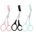 thumbnail image 1 of 3 Pcs Eyebrow Trimmer Scissors With Comb Men Women Eyebrow Shaping Grooming Kit, 1 of 1
