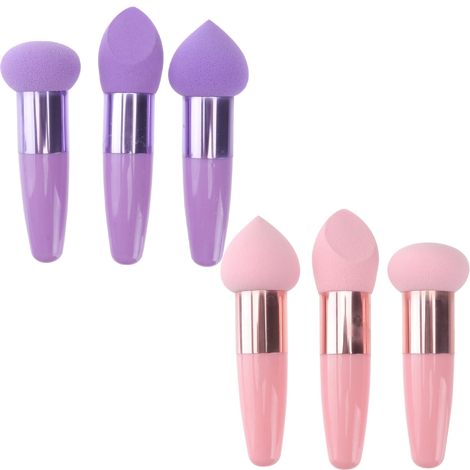 3 Pcs Eyeshadow Applicators Sponges Face Makeup Brush Multifunctional