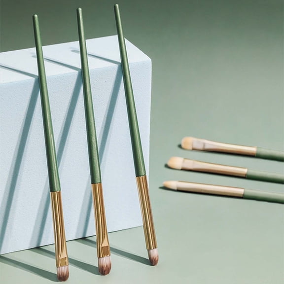 3 Pcs Eyeshadow Makeup Brush Set Tools For Beginners With Individual Packaging