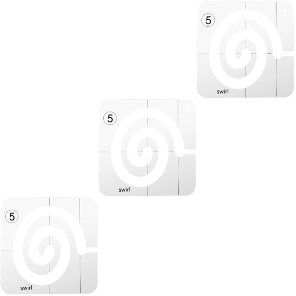 3 Pcs Fabric Tape Sewing Patch Ruler Template Patchwork