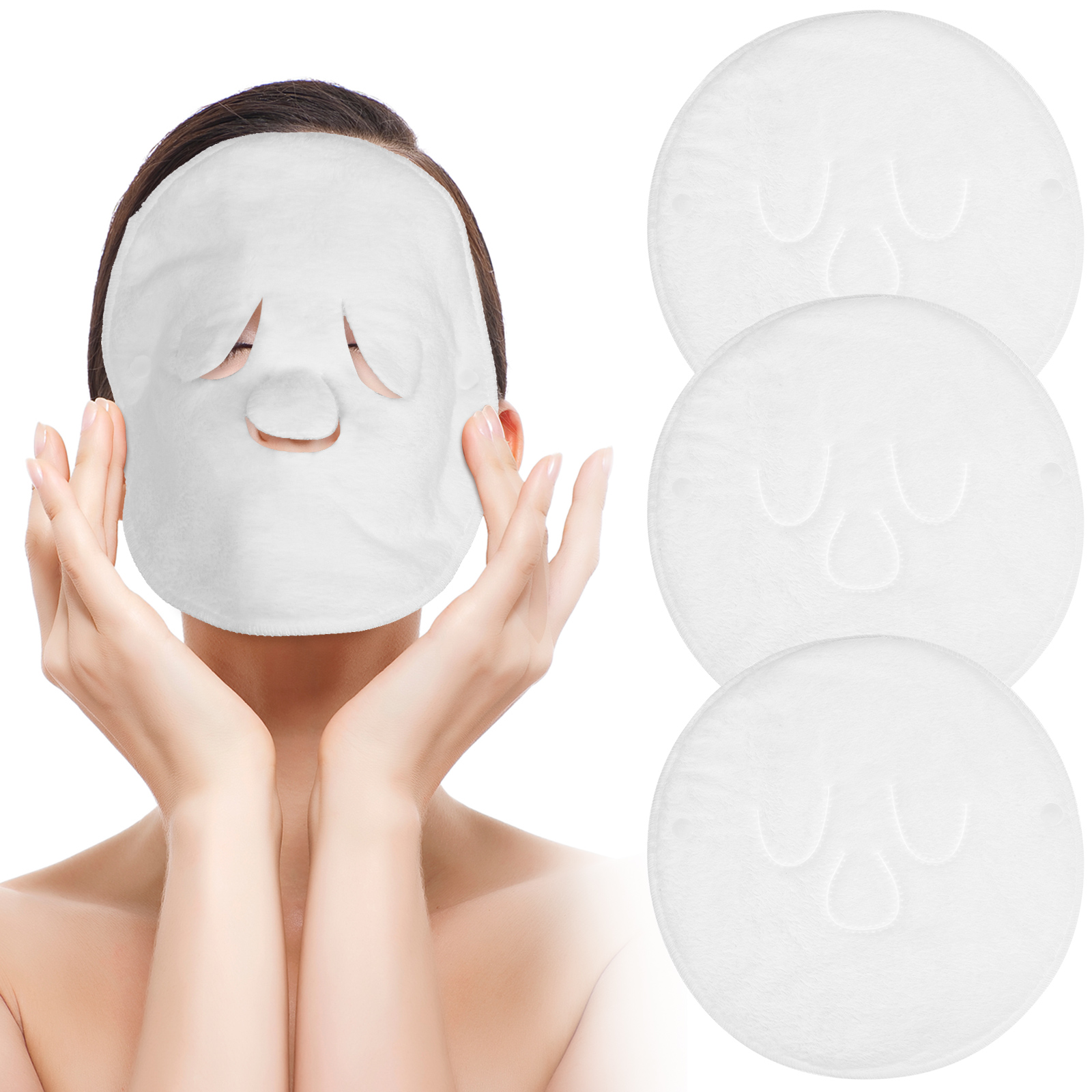 3 Pcs Face Towel Masks Face Steaming Towel Face Towels For Steamer Face