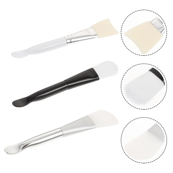 WHAMVOX Facial Mask Applicator Set of 3 Beauty Tools in Assorted Colors for Home Use 3 Pcs