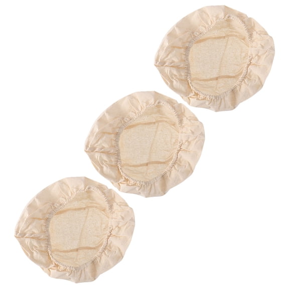 3 Pcs Fermentation Basket Cloth Cover Dough Bread Baking Liner Loaf Yeast Sourdough Handrail End Caps