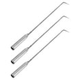 thumbnail image 1 of 3 Pcs Fireplace Pits for outside Poker Handheld Briquette Hook Briquettes Household, 1 of 6
