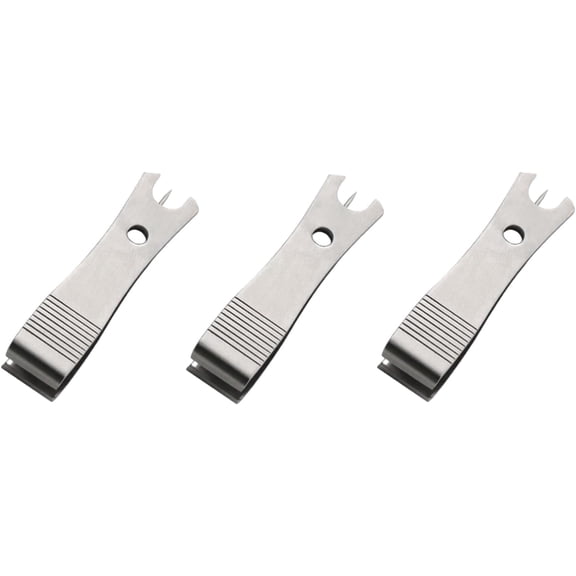 3 Pcs Fishing Line Cutter Nipper Set with Hook Eye Cleaner, Stainless Steel Fly Fishing Line Clippers, Multi-Purpose Cutting Tool for Braid/Mono, Sharp Cutting Nipper Accessories