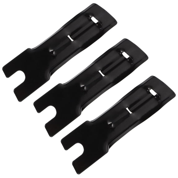 NICERIO 3Pcs Black Safety Flag Brackets Durable Triangular Flag Fixing Parts for Riding Equipment