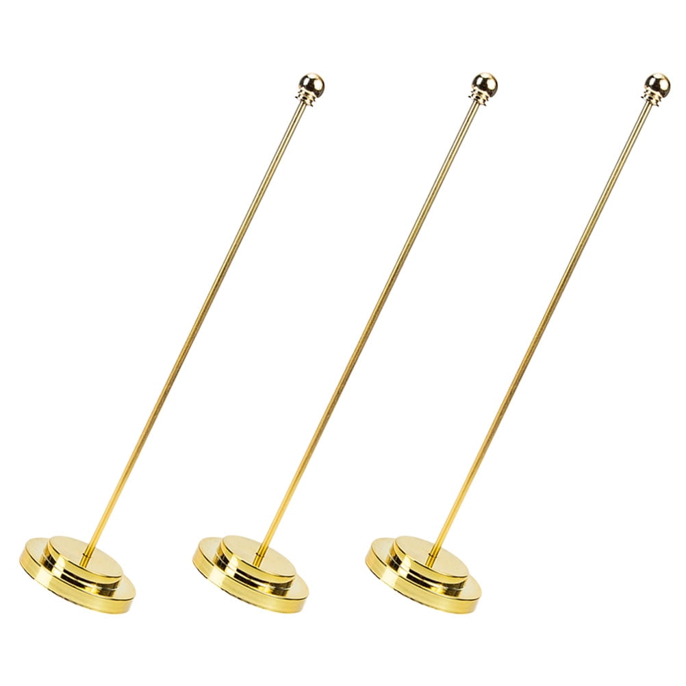 3 Pcs Flags Decor for Office Desktop Flag Stand Office Supply Desktop Flag Bracket Desktop Flag