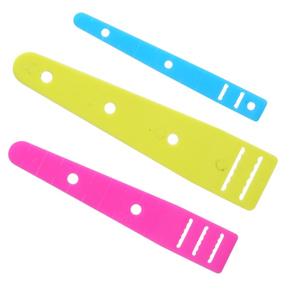 3 Pcs Flat Plastic Drawstring Threaders, Elastic Cord Puller for DIY Sewing